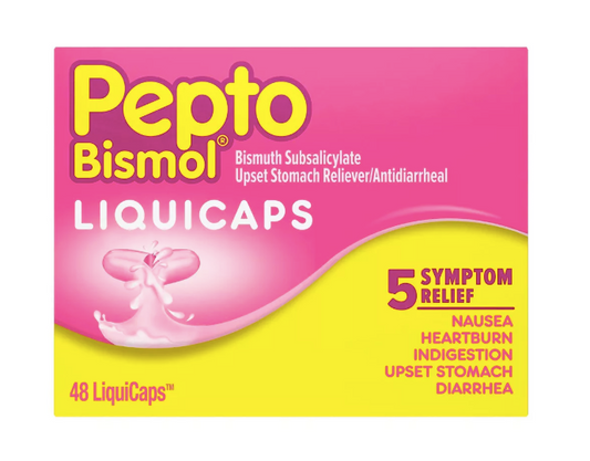 미국 상비약 소화제 펩토 비스몰 Pepto-Bismol 5 Symptom Stomach Relief