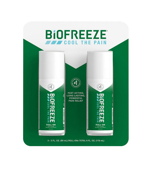 바이오프리즈 콜드 근육이완제 / BIOFREEZE Cold Therapy Roll-On 2 pk