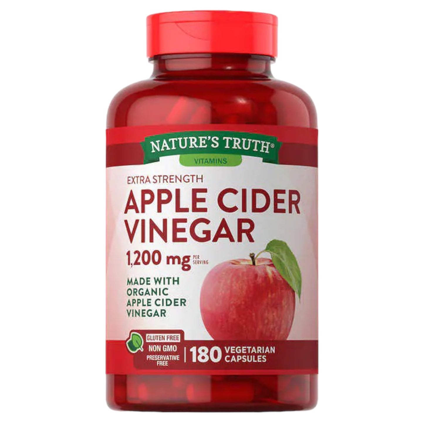 애플 사이다 비니거 Nature's Truth Apple Cider Vinegr1200mg 180캡슐/애플사이다 비니거 구미 120구미